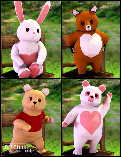 Lovey Bear Re-energized by: JGreenlees, 3D Models by Daz 3D