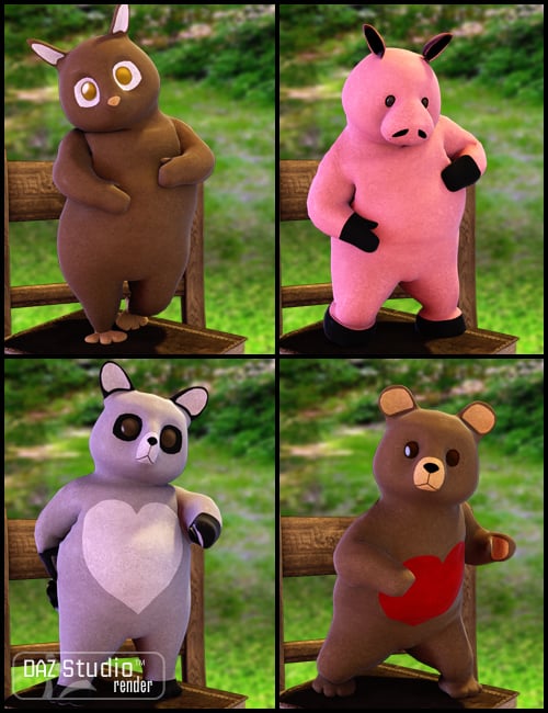 Lovey Bear Re-energized by: JGreenlees, 3D Models by Daz 3D