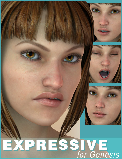 Expressive for Genesis by: 3DCelebrity, 3D Models by Daz 3D