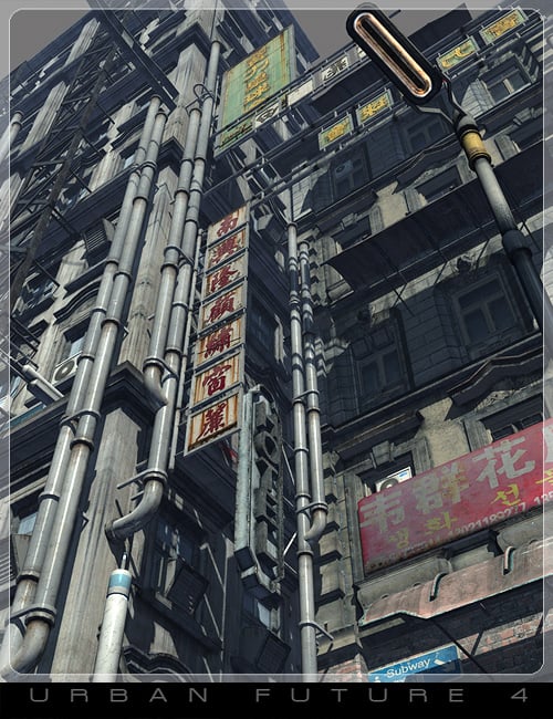 Urban Future 4 :Street Level Urban Future 4 :Street Level by: Stonemason, 3D Models by Daz 3D
