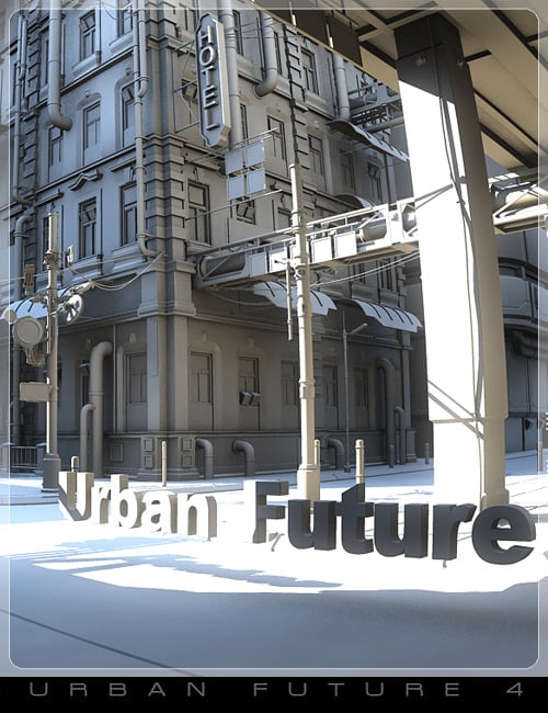 Urban Future 4 :Street Level Urban Future 4 :Street Level by: Stonemason, 3D Models by Daz 3D
