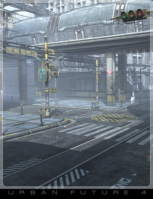 Urban Future 4 :Street Level Urban Future 4 :Street Level by: Stonemason, 3D Models by Daz 3D