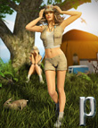 Happy Camper for V4 Happy Camper for V4 by: Propschick, 3D Models by Daz 3D