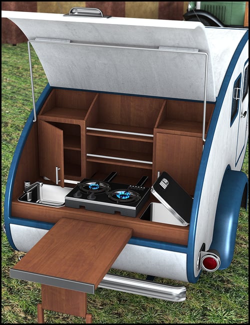 Teardrop Camper Teardrop Camper by: , 3D Models by Daz 3D