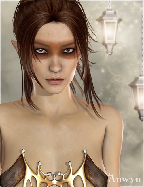 Anwyn for V4 & Genesis by: Raiya, 3D Models by Daz 3D