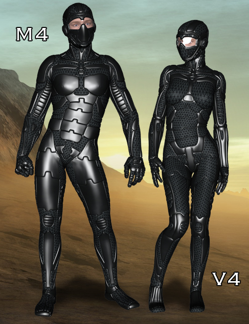 Genesis Nano Suit by: midnight_stories, 3D Models by Daz 3D