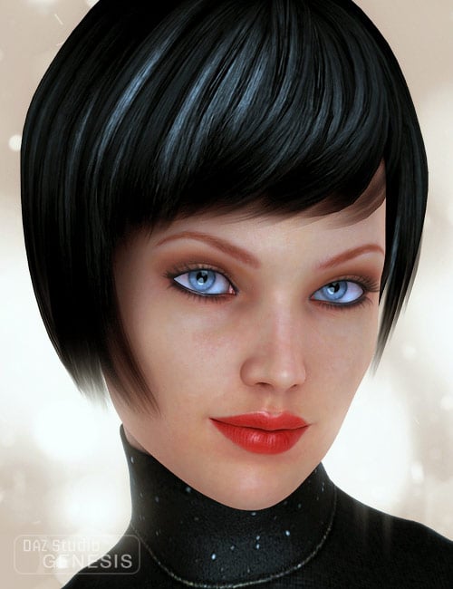 Pure Hair: Bubblegum for Genesis by: , 3D Models by Daz 3D