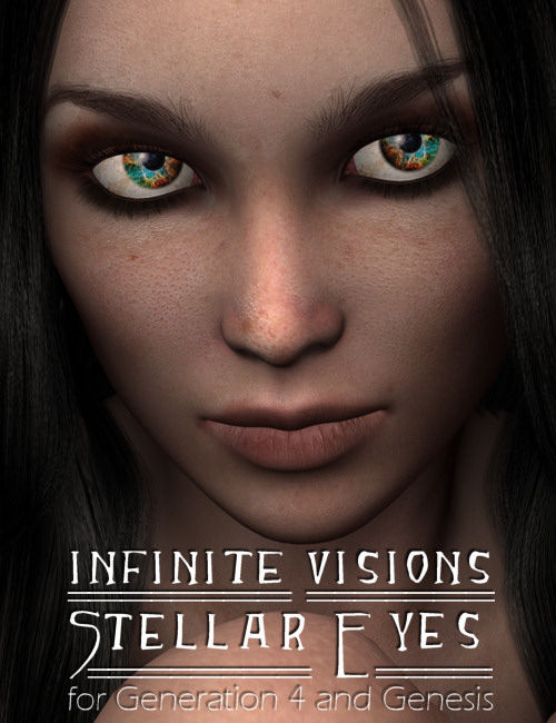Infinite Visions - Stellar Eyes for Gen4 & Genesis by: IDG DesignsInaneGloryDestinysGarden, 3D Models by Daz 3D