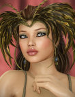 Feather Hair by: goldtassel, 3D Models by Daz 3D