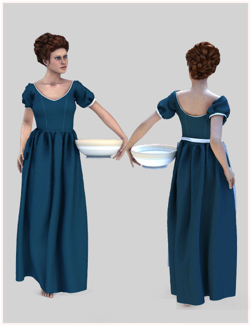 Dynamic Female Peasant Clothing by: Cute3D, 3D Models by Daz 3D