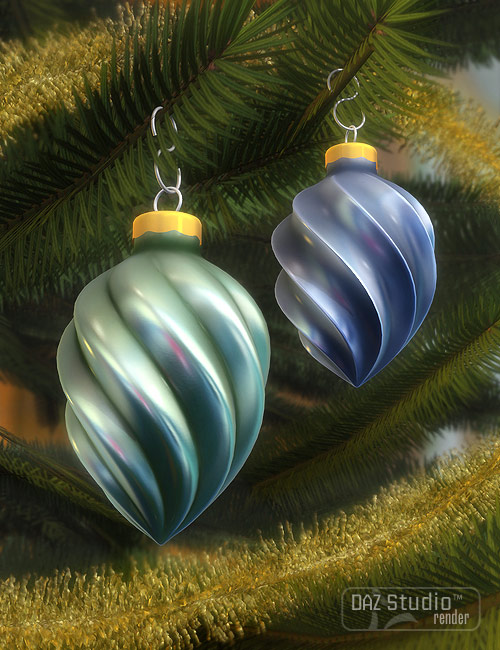Christmas Tree Ornaments Christmas Tree Ornaments by: Valandar, 3D Models by Daz 3D