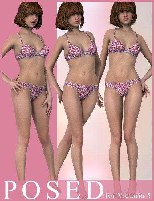 Posed for Victoria 5 by: 3DCelebrity, 3D Models by Daz 3D
