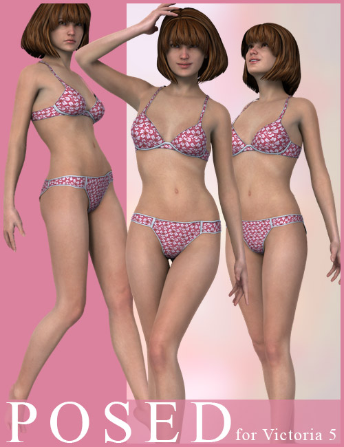 Posed for Victoria 5 by: 3DCelebrity, 3D Models by Daz 3D