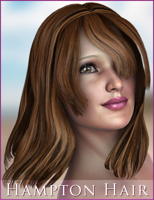 Hampton Hair by: 3DCelebrity, 3D Models by Daz 3D