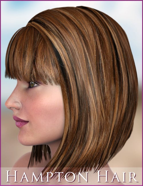Hampton Hair by: 3DCelebrity, 3D Models by Daz 3D