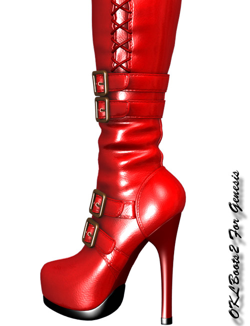 OTK Fashion Boots by: , 3D Models by Daz 3D