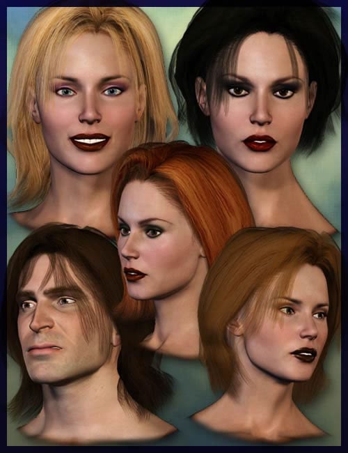 Millennium Flip Hairstyle 2.0 Upgrade by: , 3D Models by Daz 3D
