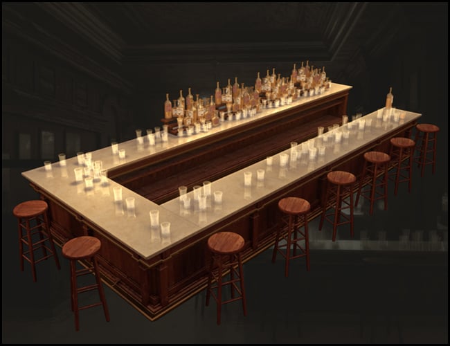 Bar Interior by: SoulessEmpathy, 3D Models by Daz 3D