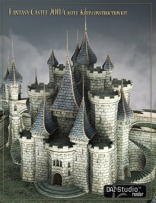Fantasy Castle 2011 - Castle Keep by: LaurieS, 3D Models by Daz 3D