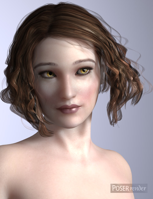 Gia Hair Gia Hair by: AprilYSH, 3D Models by Daz 3D