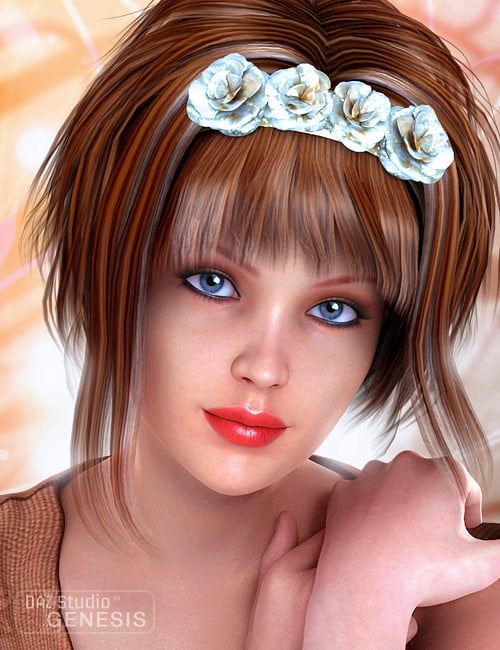 Starla Hair by: SWAM, 3D Models by Daz 3D
