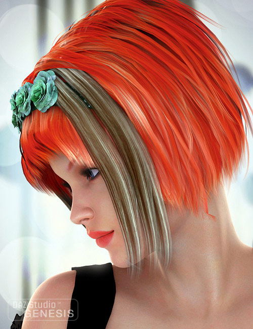 Starla Hair Colors by: SWAM, 3D Models by Daz 3D