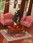 Queen Anne Parlor Furniture Part 1 by: blondie9999, 3D Models by Daz 3D
