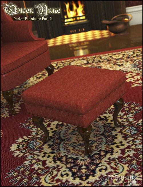 Queen Anne Parlor Furniture Part 2 Queen Anne Parlor Furniture Part 2 by: blondie9999, 3D Models by Daz 3D