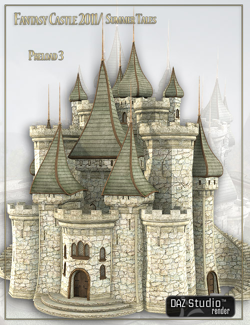 Fantasy Castle 2011 - Summer Tales by: LaurieS, 3D Models by Daz 3D