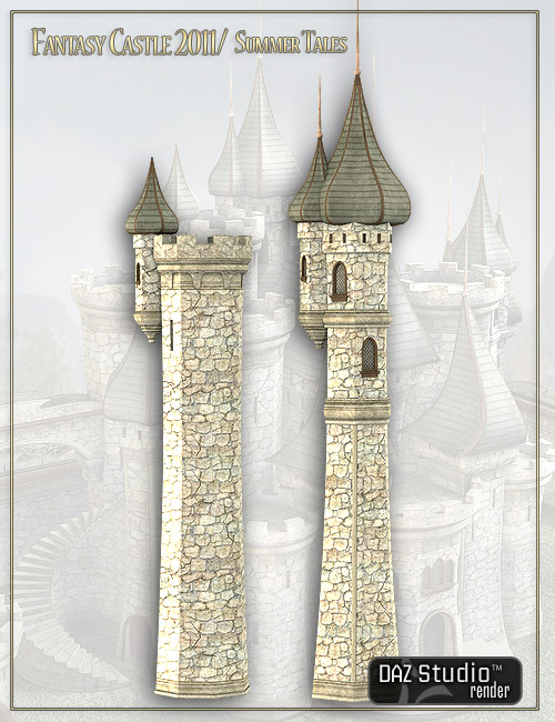 Fantasy Castle 2011 - Summer Tales Fantasy Castle 2011 - Summer Tales by: LaurieS, 3D Models by Daz 3D