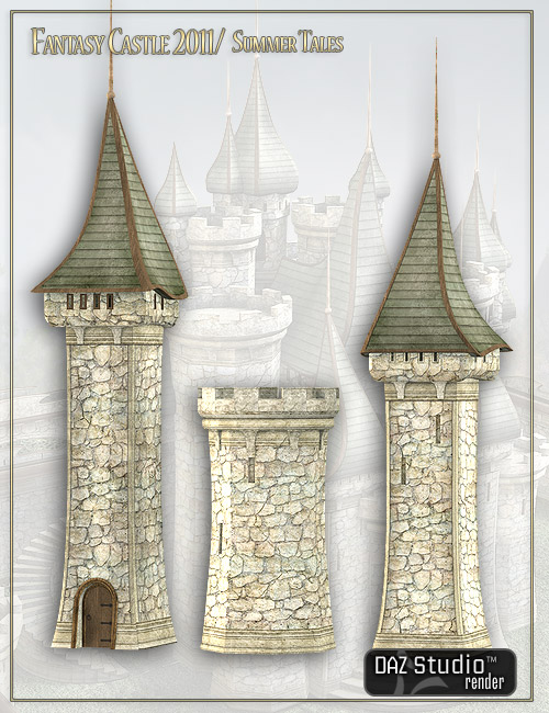Fantasy Castle 2011 - Summer Tales by: LaurieS, 3D Models by Daz 3D