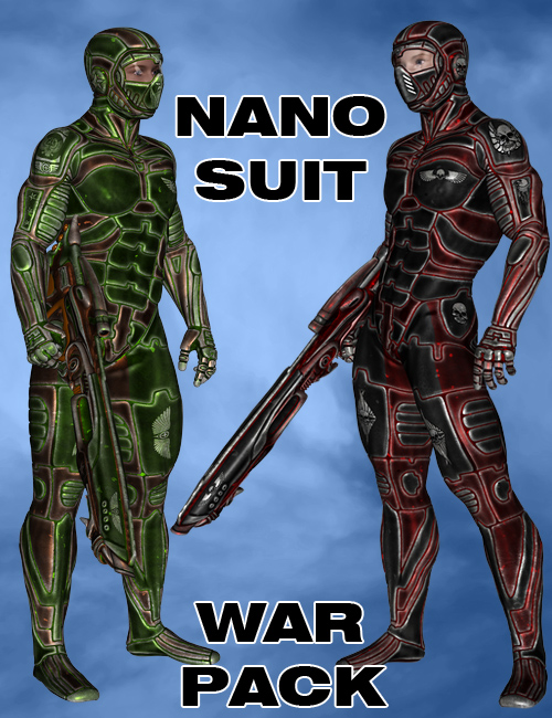 Nano Suit War Pack by: midnight_stories, 3D Models by Daz 3D