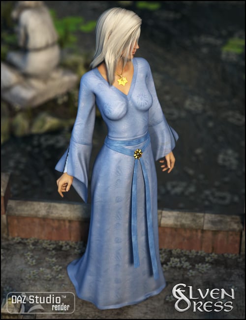 Elven Dress for Genesis Elven Dress for Genesis by: Ravenhair, 3D Models by Daz 3D
