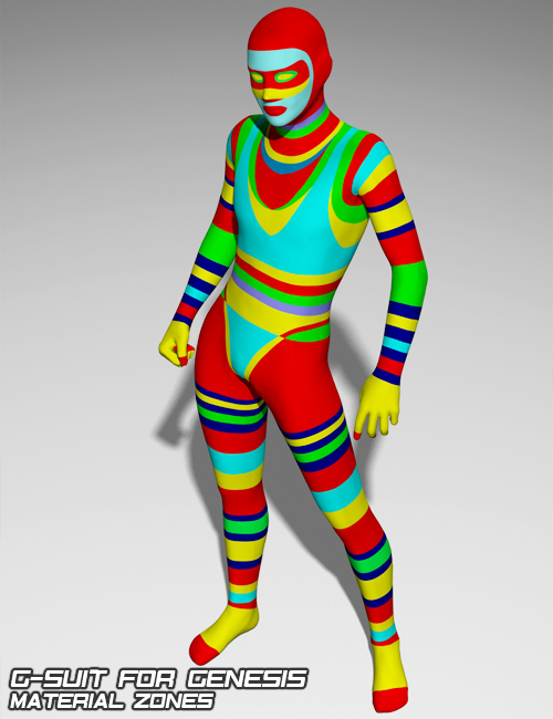 GSuit, Bodysuit for Genesis Daz 3D