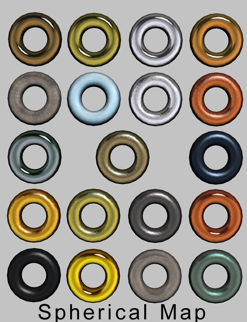 Real Metals for DAZ Studio Real Metals for DAZ Studio by: DzFire, 3D Models by Daz 3D