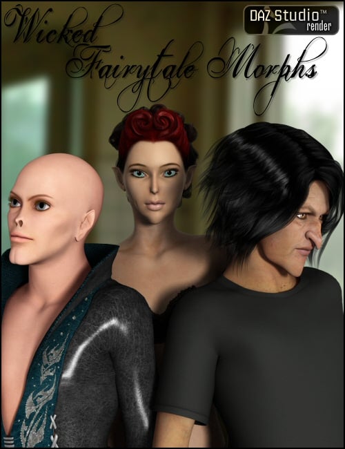 Wicked Fairytale Morphs by: Xena, 3D Models by Daz 3D