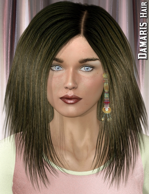 Damaris Hair by: 3DreamMairy, 3D Models by Daz 3D
