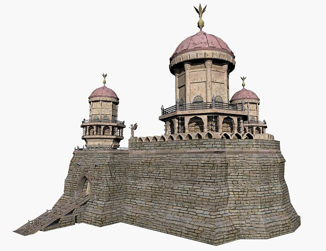 Queenite's Castle by: RajRaja, 3D Models by Daz 3D
