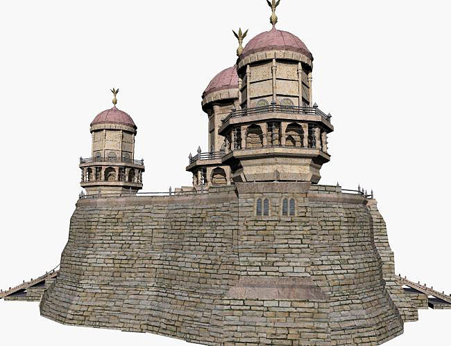 Queenite's Castle by: RajRaja, 3D Models by Daz 3D