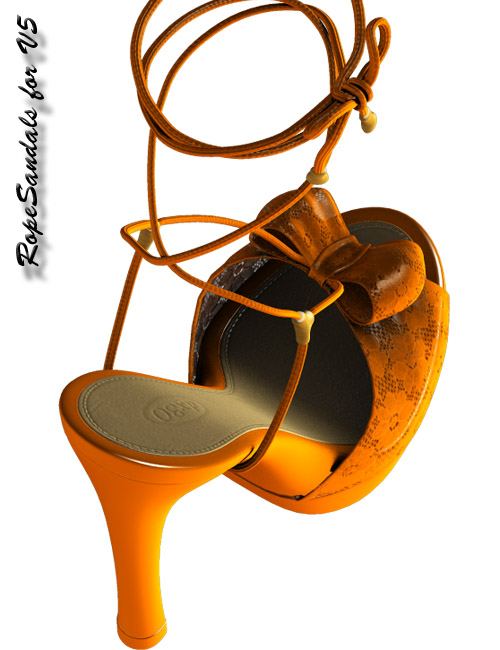 RopeSandals For V5 by: , 3D Models by Daz 3D