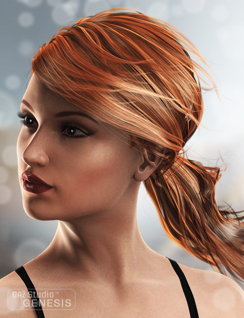 Victoria 5 Elite Ponytail Hair Victoria 5 Elite Ponytail Hair by: -Yannek-Debra Rossetujedi, 3D Models by Daz 3D