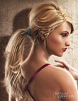 Victoria 5 Elite Ponytail Hair by: -Yannek-Debra Rossetujedi, 3D Models by Daz 3D