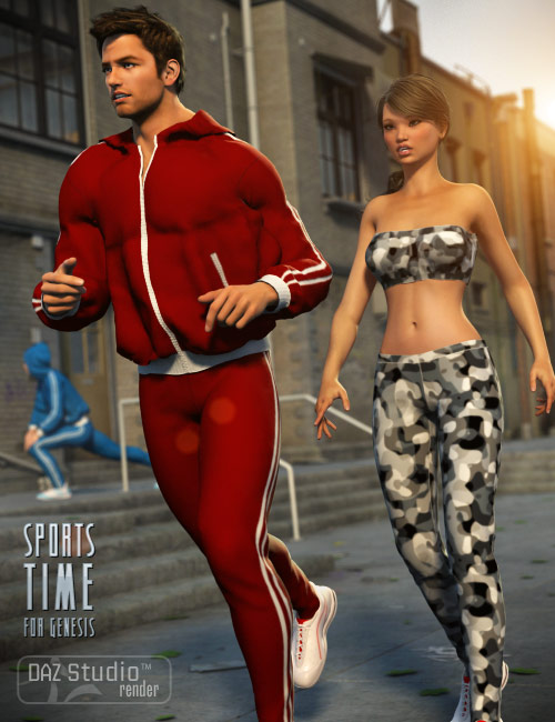 Sports Time For Genesis by: Cute3D, 3D Models by Daz 3D