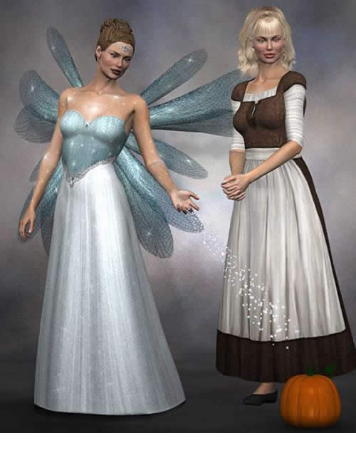 Once Upon A Time: Cinderella by: LaurieS, 3D Models by Daz 3D