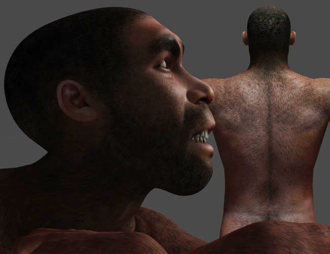 Homo Erectus M4 by: , 3D Models by Daz 3D