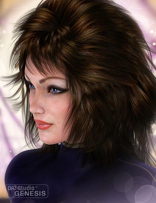SilverMoon Hair by: SWAM, 3D Models by Daz 3D