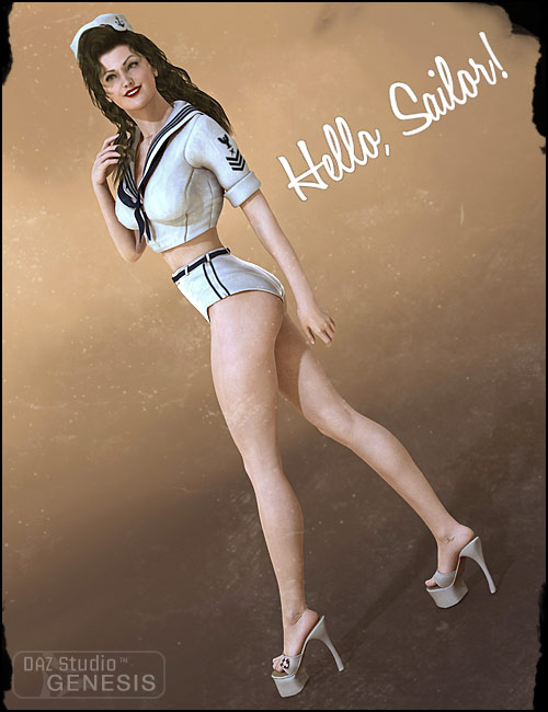 Hello Sailor by: LesthatVal3dart, 3D Models by Daz 3D