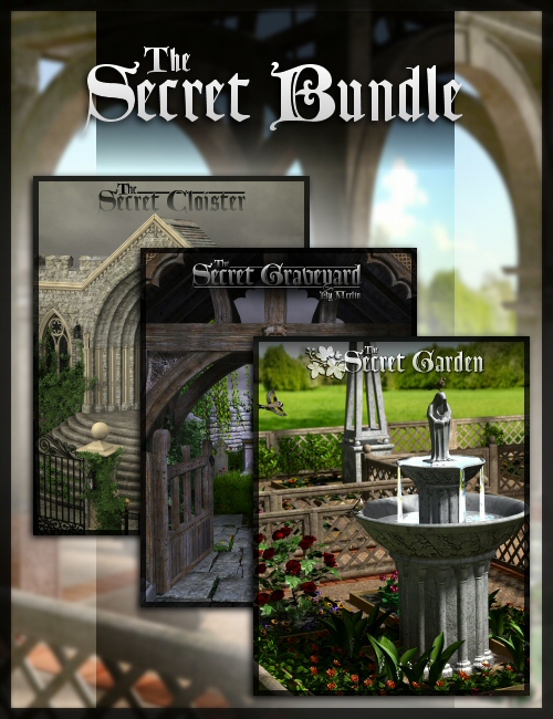 The Secret Series Bundle by: Merlin Studios, 3D Models by Daz 3D