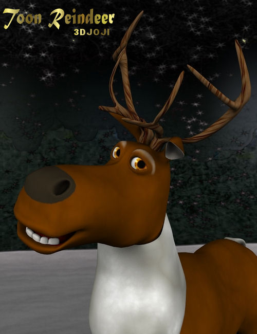 ToonReinder by: 3djoji, 3D Models by Daz 3D