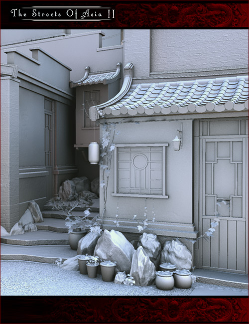 The Streets Of Asia 2 by: Stonemason, 3D Models by Daz 3D
